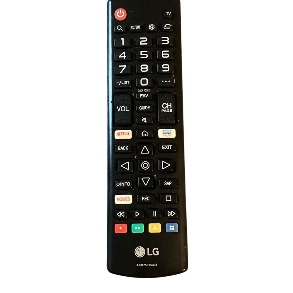 LG AKB75675304 OEM Remote Control for Selected LG TVs Replacemnt Remotes